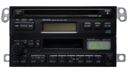 90 91 92 93 94 95 96 97 98 99 Toyota Celica 4Runner Camry Radio Tape Disc CD Player AD1700 34224 1990 1991 1992 1993 1994 1995 1996 1997 1998 1999