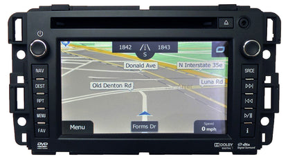 UNLOCKED REFURBISHED 2012 2013 Chevy GMC OEM Navigation GPS XM Radio Bluetooth USB DVD AUX Stereo AM FM SAT - DIGITAL