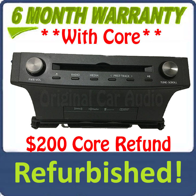 Refurbished 2015 - 2016 Lexus IS200T IS300 OEM Gracenote Navigation AM FM Single CD HD Radio Receiver