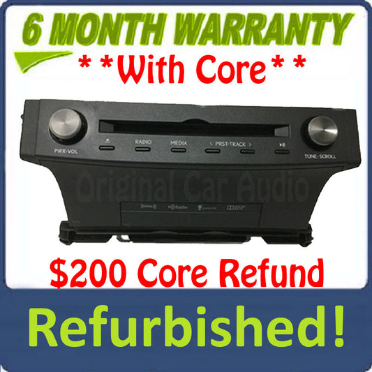 Refurbished 2015 - 2016 Lexus IS200T IS300 OEM Gracenote Navigation AM FM Single CD HD Radio Receiver