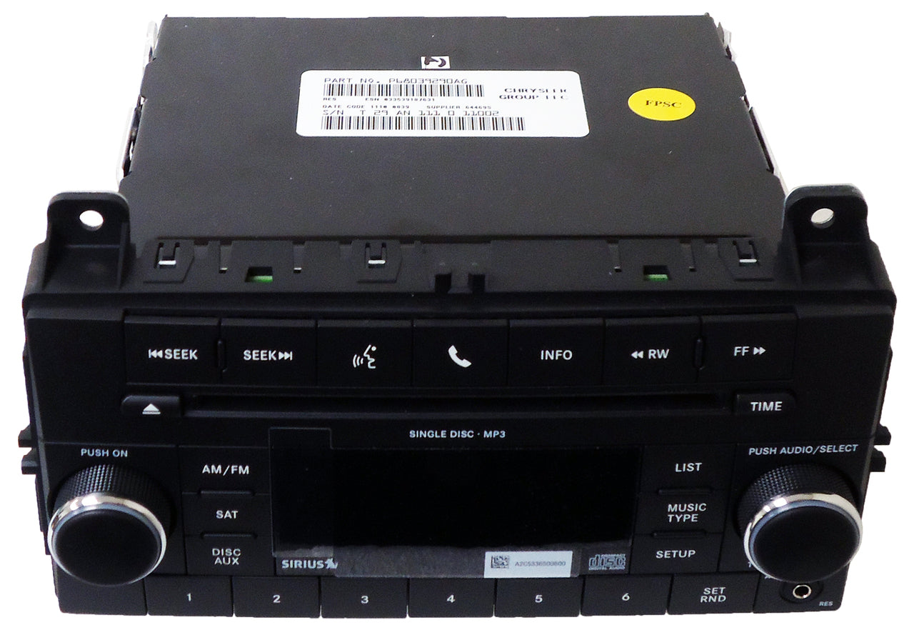 New 2011 2012 2013 Dodge Jeep OEM RES High-speed AM FM Radio AUX MP3 CD Player