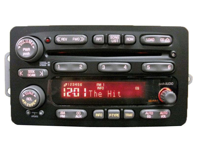 Pontiac Radio 6 Disc CD Changer Receiver Stereo AM FM OEM