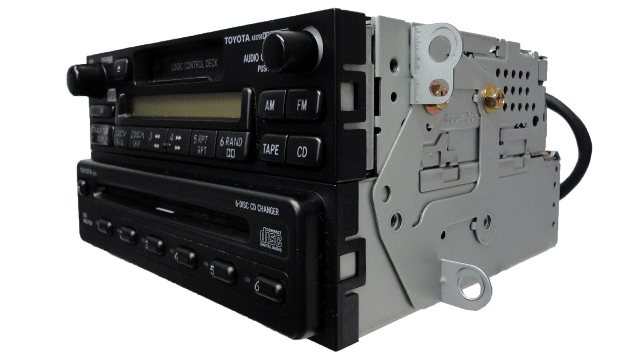 90 91 92 93 94 95 96 97 98 99 Toyota Celica 4Runner Camry Radio Tape 6 Disc CD Player A51707 1990 1991 1992 1993 1994 1995 1996 1997 1998 1999