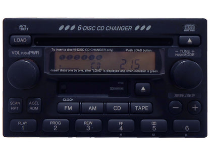 Re-manufactured Prelude Odyssey S2000 Radio Tape and 6 CD Changer 1999 2000 2001 2002 2003 2004 2005 2006
