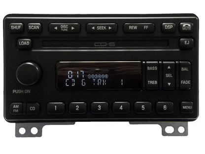 2003 2004 Lincoln Aviator OEM AM FM Radio 6 Disc CD Changer