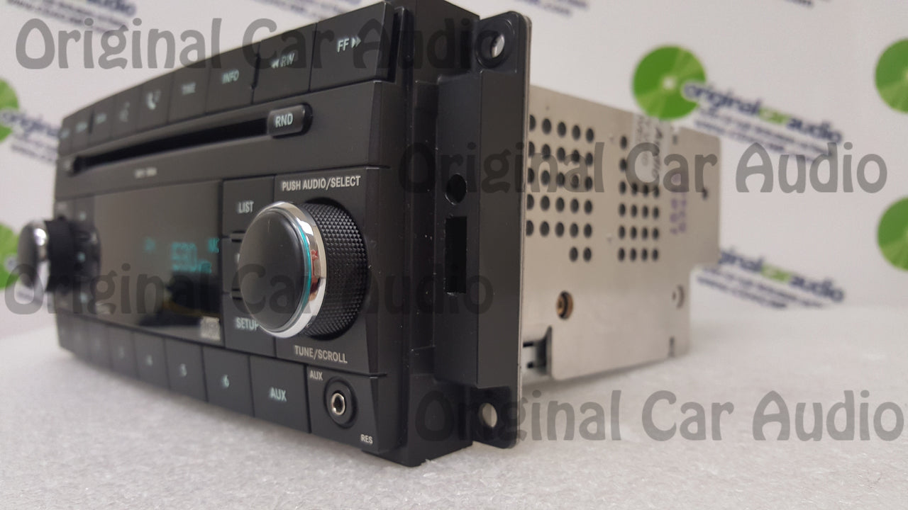 2007 - 2013 DODGE CHRYSLER JEEP OEM AM FM Radio MP3 WMA Single CD Player AUX Auxiliary Receiver RES