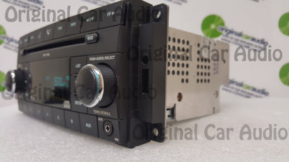 2007 - 2013 DODGE CHRYSLER JEEP OEM AM FM Radio MP3 WMA Single CD Player AUX Auxiliary Receiver RES