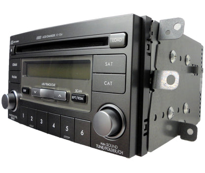 07 08 Subaru FORESTER Radio XM Satellite 6 Disc CD Changer Player MP3 WMA C124 C-124 Stereo 2007 2008 86201-FE250 PF-2868A-A