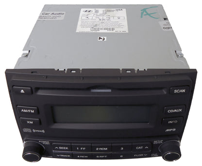 Hyundai ELANTRA Radio XM Satellite MP3 CD Player