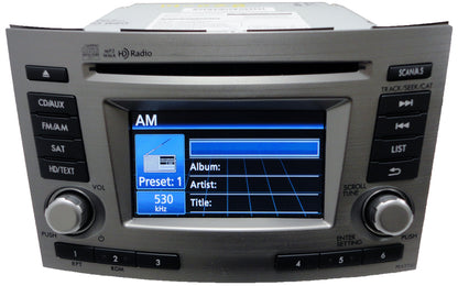 12 13 Subaru Legacy HD Radio Sat MP3 CD Player PE627U1 PE669U1