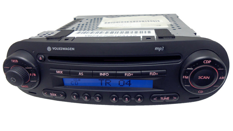 1998 - 2010 VW VOLKSWAGEN Beetle Bug OEM AM FM Radio Stereo MP3 CD Player Receiver
