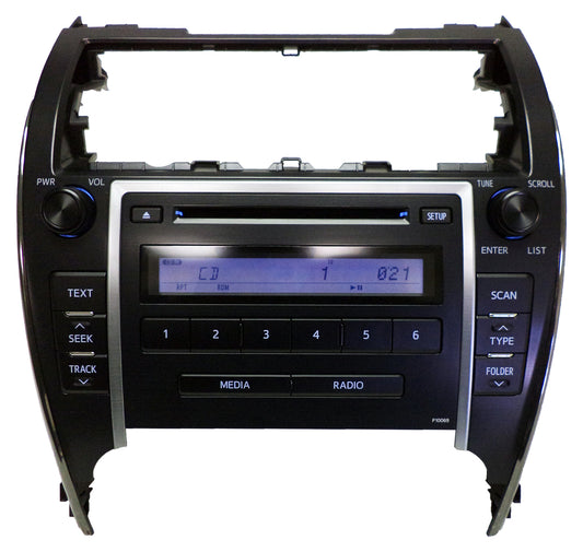 12 2013 Toyota Camry Radio CD Disc Player MP3 AUX P10069