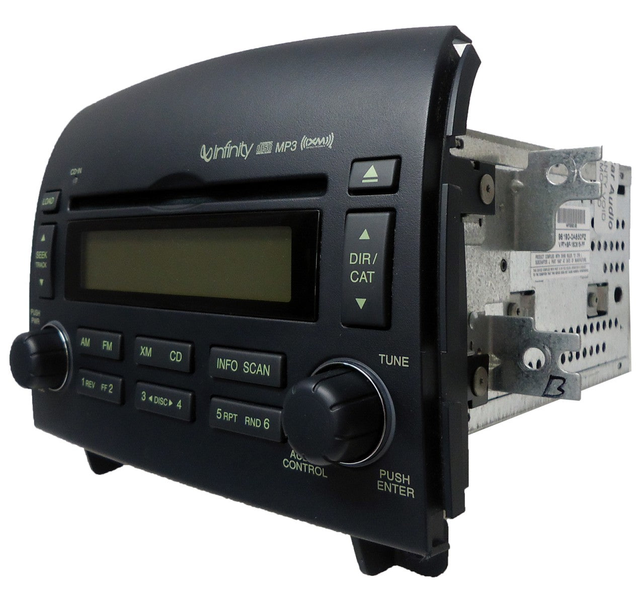 HYUNDAI Sonata INFINITY Radio Stereo 6 Disc Changer MP3 CD Player XM Satellite Ready OEM 2006 2007 2008 DARK GREY