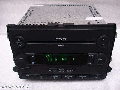 2006 - 2009 Ford Fusion Mercury Milan Radio MP3 Player & 6 Disc CD Changer
