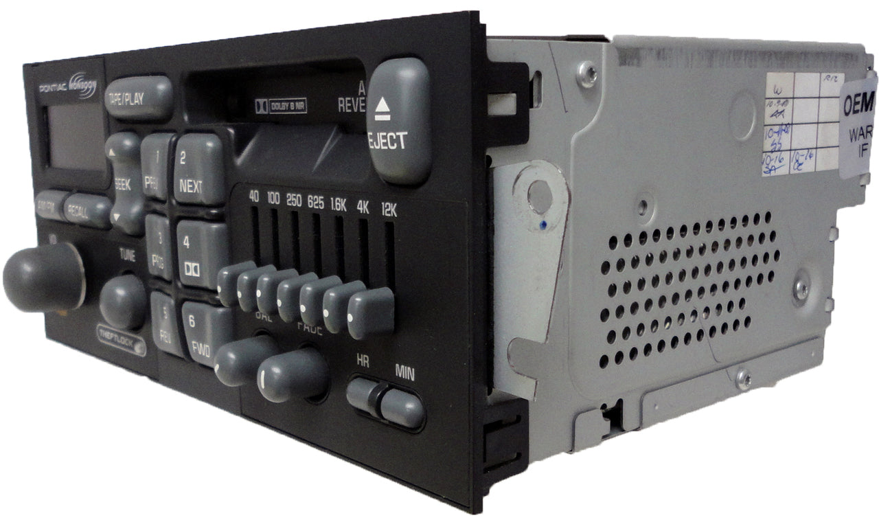 1996 - 2001 Pontiac OEM Radio Stereo Tape Cassette Deck Player Monsoon