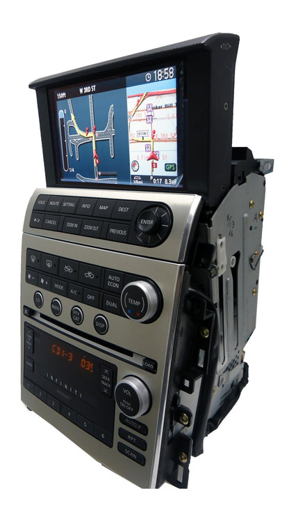 2005 - 2007 INFINITI G35 G35 Radio BOSE Stereo Navigation GPS Screen 6 Disc Changer MP3 CD Player