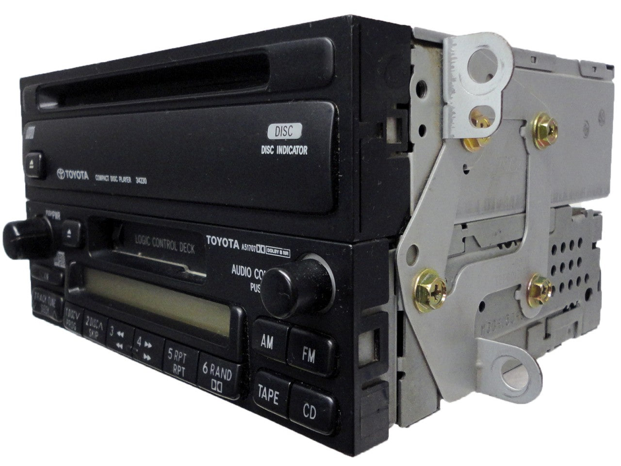 90 91 92 93 94 95 96 97 98 99 Toyota Celica 4Runner Camry Radio Tape CD Player A51707 1990 1991 1992 1993 1994 1995 1996 1997 1998 1999