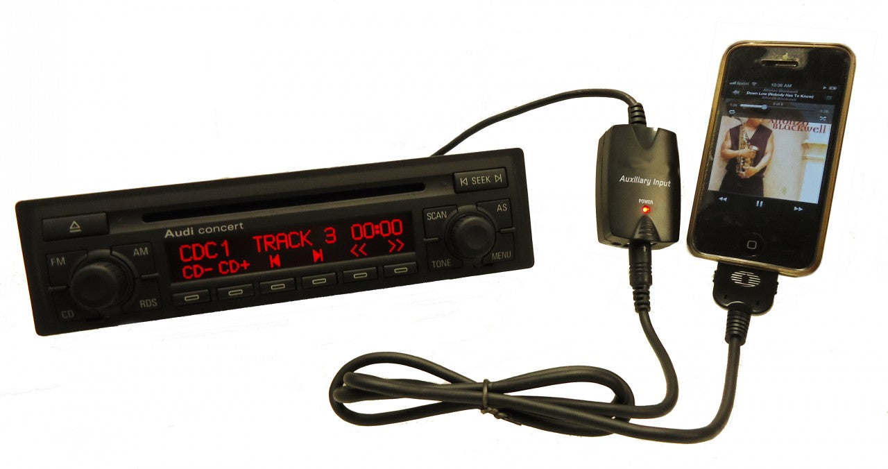 Audi A4 A6 A8 S4 S6 S8 TT iPod iPhone Adapter Harness MP3 Interface iPad MP 3 AUX Auxiliary