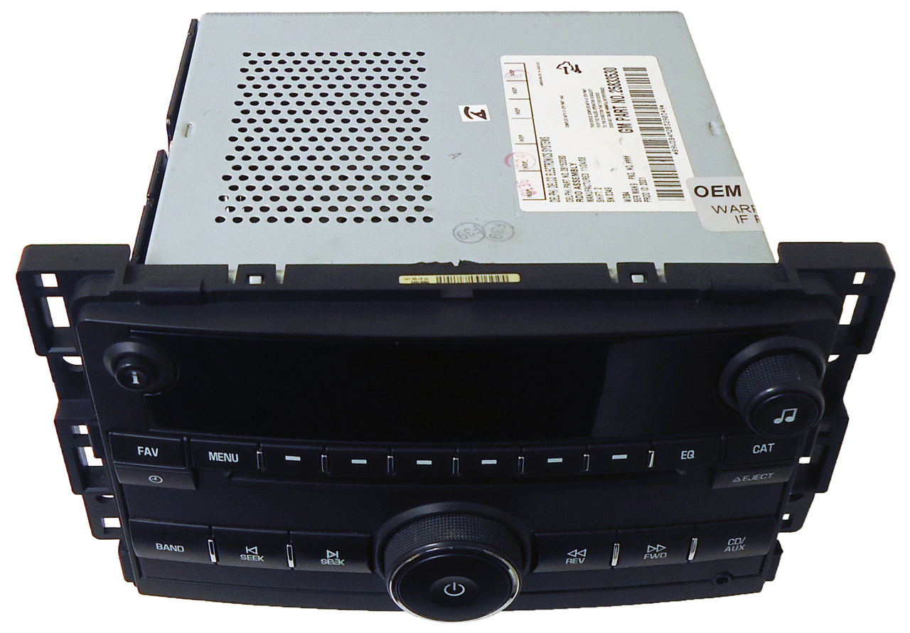Chevy HHR Radio Stereo MP3 AUX CD Player BLACK/EBONY