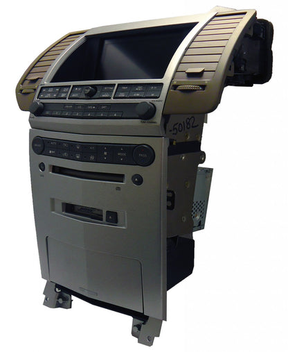 2004 2005 2006 Nissan Maxima Radio Tape and 6 CD player Screen Display Buttons Bezel Full Unit BOSE TAN BEIGE