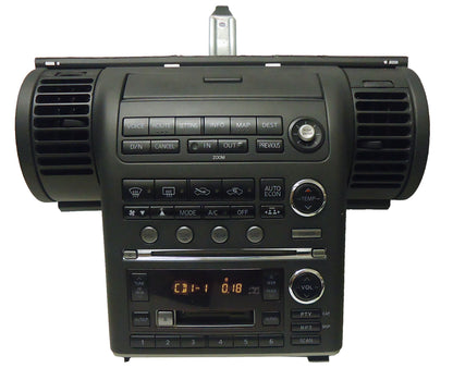 2003 2004 INFINITI G35 G-35 GPS Navigation Radio Stereo 6 Disc Changer CD Tape Player 28188AC360 Black