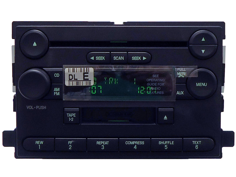 NEW 2004 2005 2006 2007  Ford Focus Freestar F250 F350 Super Duty MERCURY Monterey Radio AUX Tape CD Player