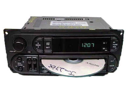 2002 - 2007 Chrysler Dodge Jeep OEM AM FM Radio CD Player Receiver RBK