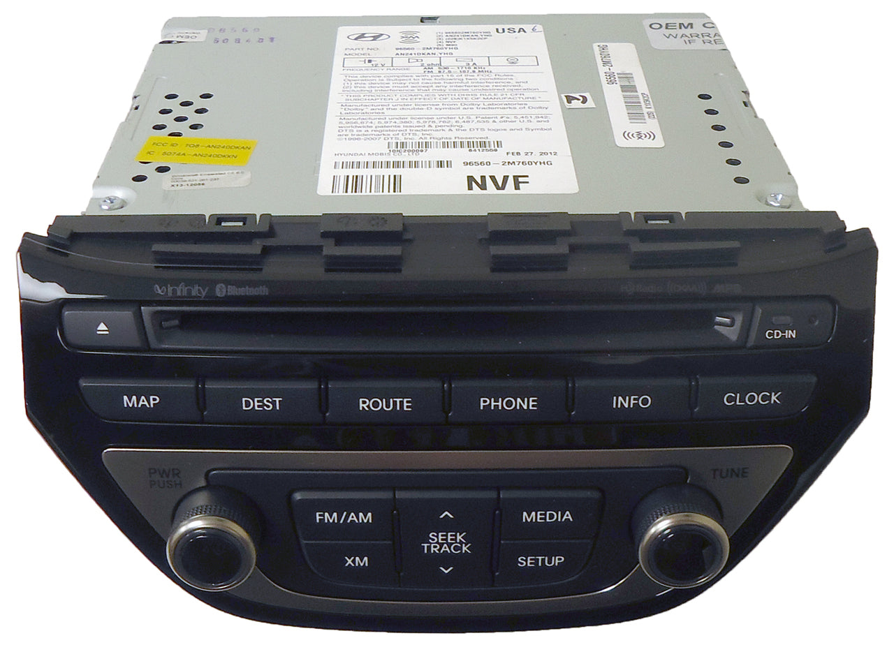 12 13 14 15 Hyundai GENESIS Navigation HD Radio Bluetooth CD AUX XM Infinity