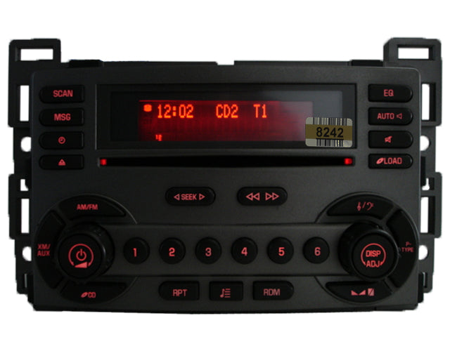 Pontiac Radio 6 Disc CD Changer Player RDS XM Sat
