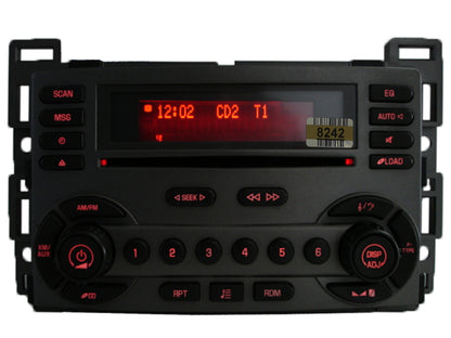 Pontiac Radio 6 Disc CD Changer Player RDS XM Sat
