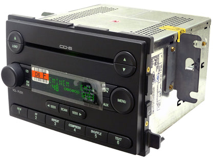 NEW FORD Freestar MERCURY Monterey Radio Stereo 6 Disc CD Player AUX 2006 2007 6F2T-18C815-FA Fo237N
