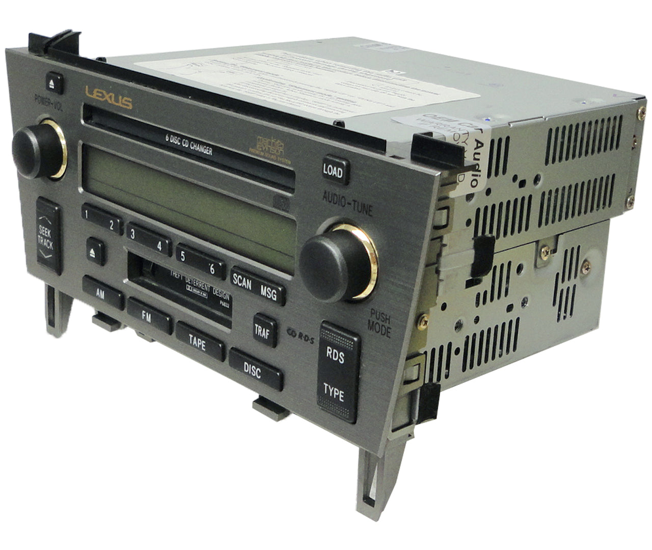 2002 2003 2004 2005 03 04 05 Lexus SC430 Radio Tape Cassette Mark Levinson Radio 6 CD Player P6832