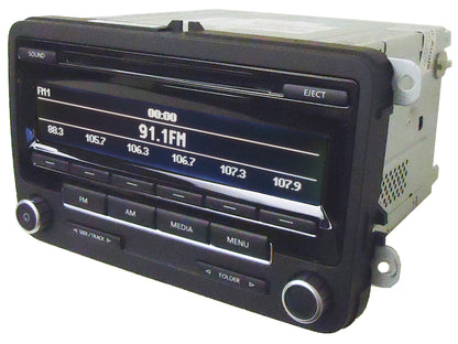 VW VOLKSWAGEN Jetta Passat Golf EOS CC Tiguan Beetle AM FM Radio Stereo MP3 CD Player Bluetooth 5N0 035 164 A 2010 2011 2012 2013 OEM