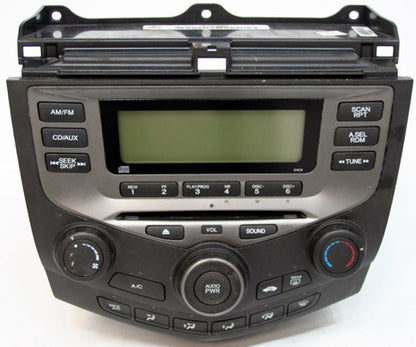 2003 - 2007 Honda Accord OEM AM FM Radio CD Player LX 4DR 2AC2