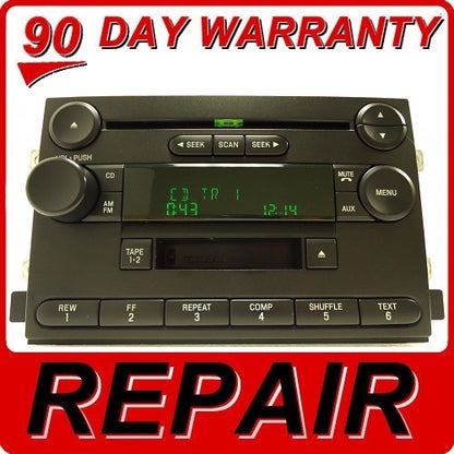 REPAIR YOUR 04 -10 FORD Lincoln Mercury Radio Stereo AM FM Single CD Player