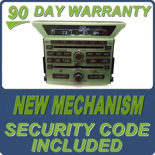 2009 2010 2011 Remanufactured NEW MECH HONDA Pilot OEM Radio 6 Disc Changer CD DVD Player Rear Entertainment System 1TV0