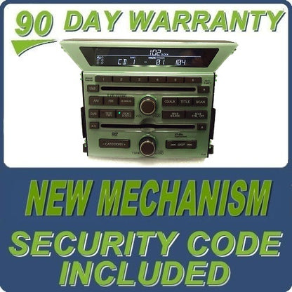 2009 2010 2011 Remanufactured NEW MECH HONDA Pilot OEM Radio 6 Disc Changer CD DVD Player Rear Entertainment System 1TV0