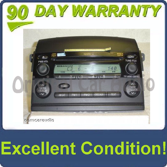 Toyota Sienna Radio Receiver AM FM 6 CD Changer MP3 Player
