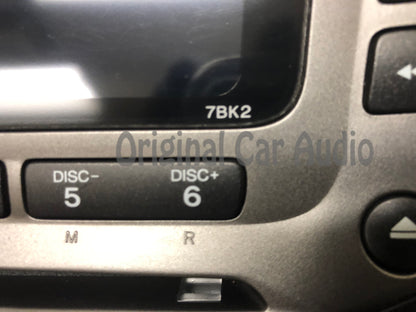 2004 - 2007 Honda Accord OEM 7BK2 6 CD Radio Dual Zone Climate Control Bezel FACEPLATE ONLY