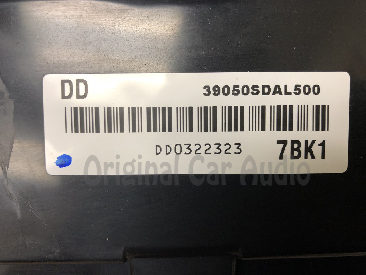 2004 - 2007 Honda Accord OEM 6 CD Dual Climate Control FACEPLATE ONLY 7BK1