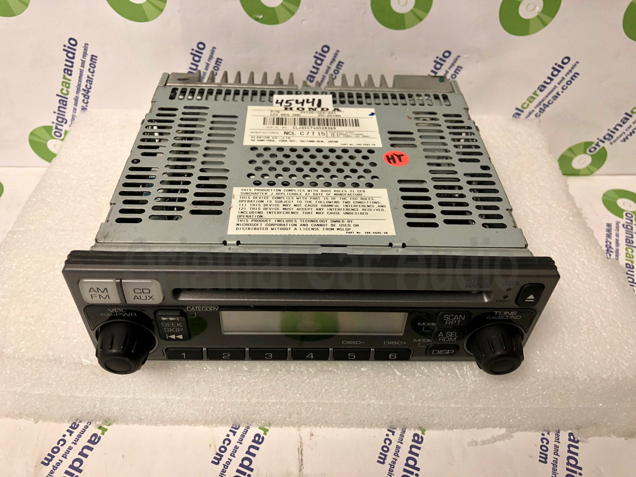 2004 - 2009 Honda S2000 OEM AM FM Single CD Radio Receiver 4XJ4