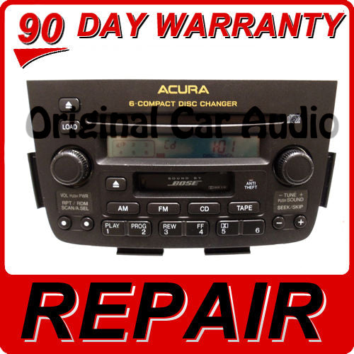 REPAIR ONLY for 01 02 03 04 Acura MDX Radio Stereo 6 Disc Changer CD Player