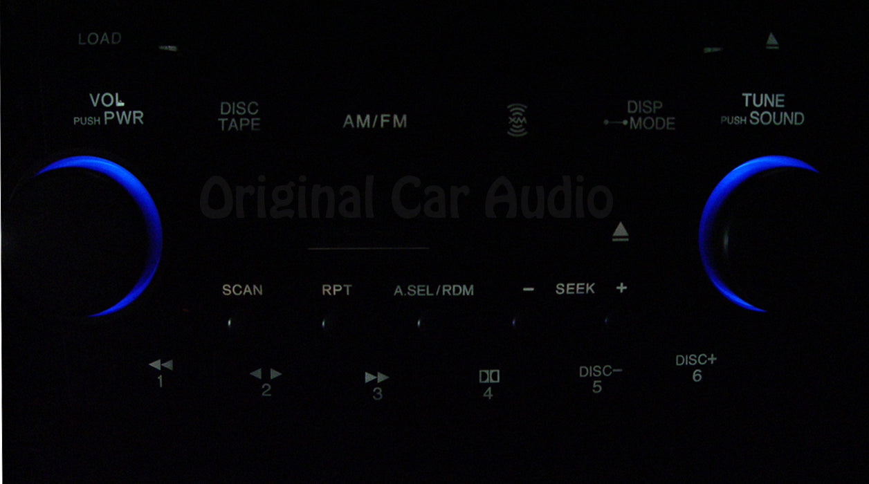 2004 - 2006 ACURA TL Radio 6 Disc CD Changer DVD Cassette 1TB2