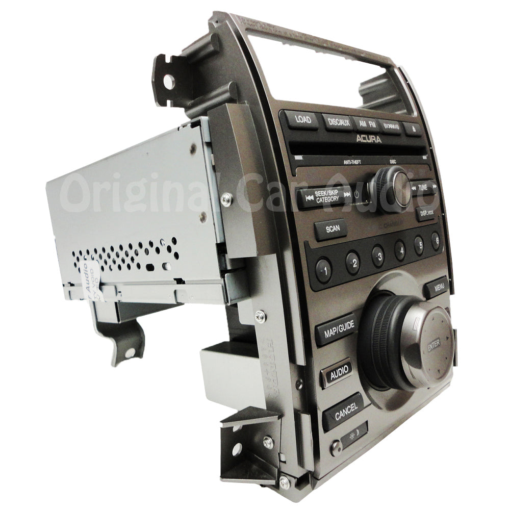 Acura XM navigation radio 6 disc CD changer DVD MP3 4XLA