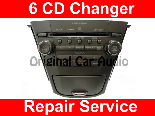 07 08 09 REPAIR YOUR ACURA MDX Radio Stereo Receiver 6 Disc Changer CD Player 2007 2008 2009