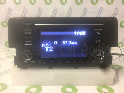 2016 - 2018 Honda Civic OEM Bluetooth Radio Media Receiver
