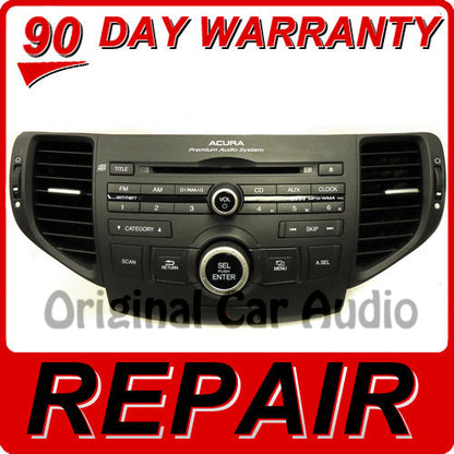 REPAIR 09 10 11 Acura TSX Radio CD Player Changer Disc Stereo FIX OEM 2010, 1XA3
