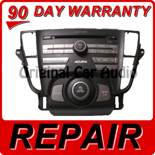 REPAIR Acura TL Radio XM Aux 6 Disc CD Changer PRO LOGIC II 39100-TK4-A000 1BB0 2009-2012