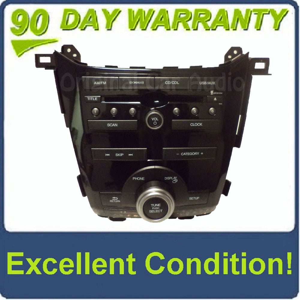 11 12 13 Honda Odyssey xm satellite radio CD Player usb aux 1pu0