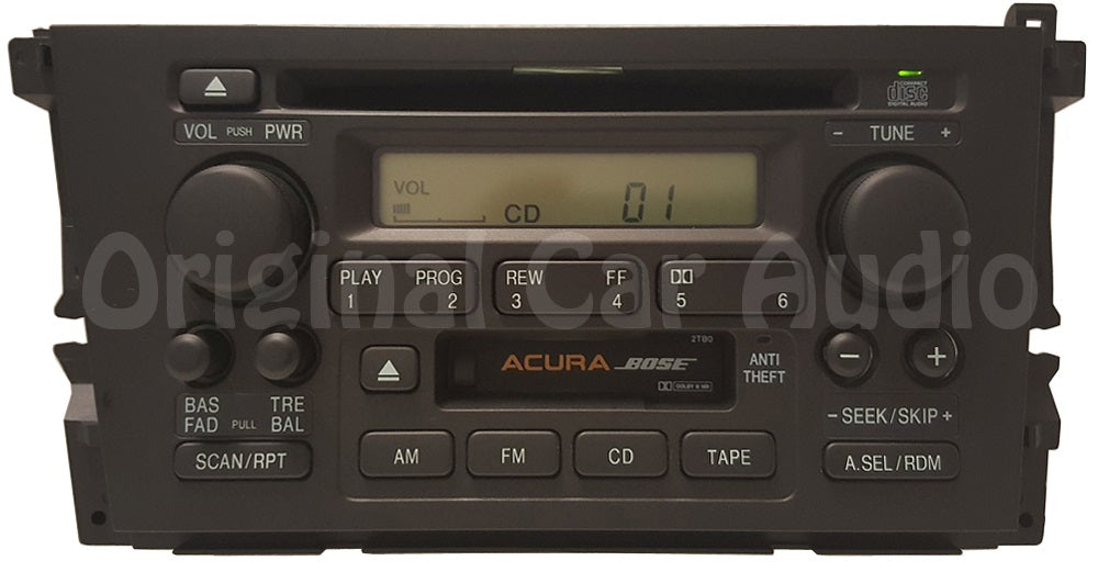 Acura TL Radio Receiver CD Player Tape Cassette Deck OEM